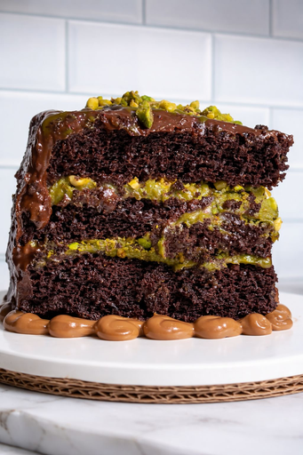 CHOCOLATE CON PISTACHO